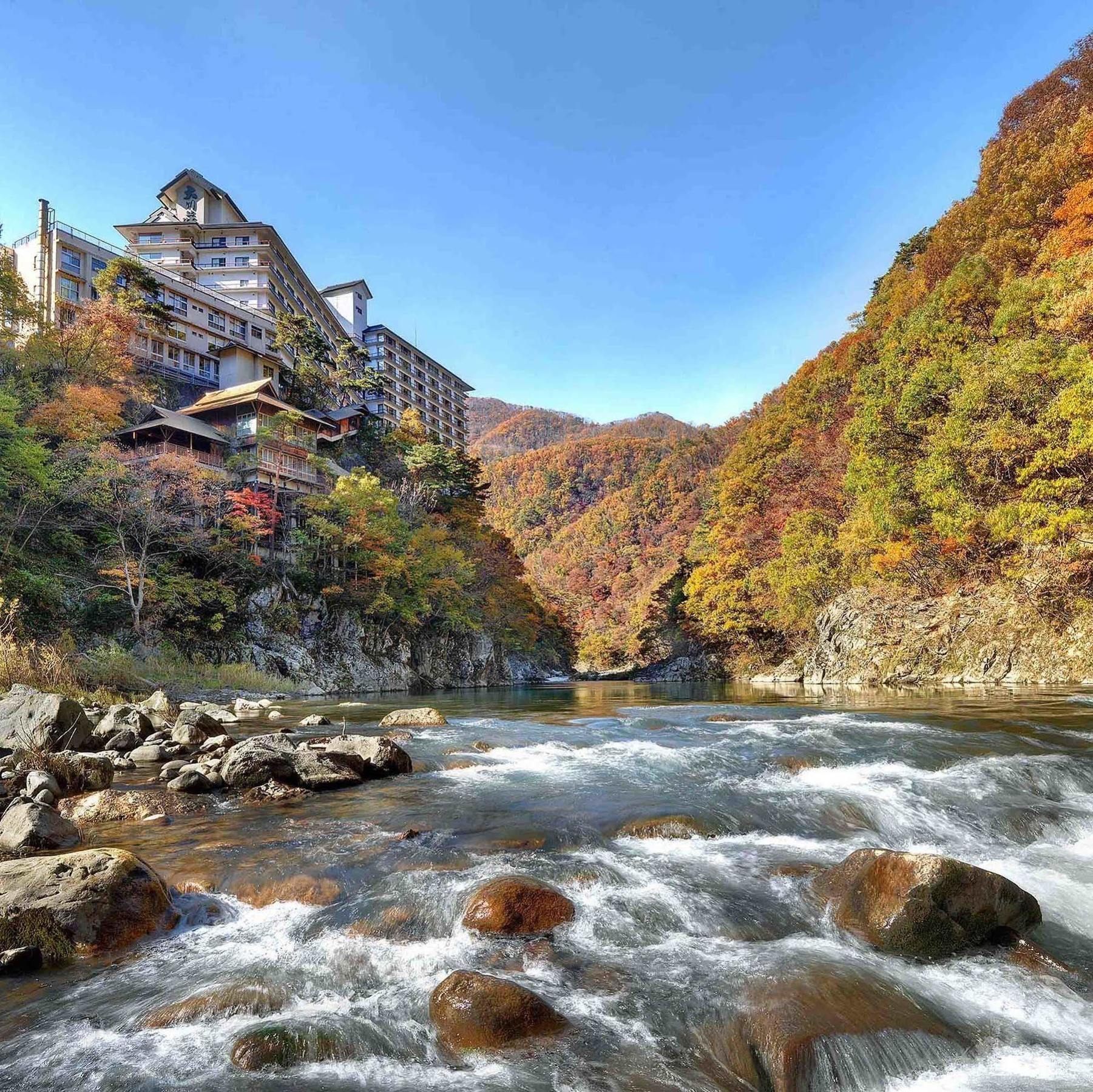 会津若松 大川庄酒店 外观 照片